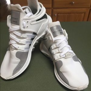 🖤☁️White Reflective Adidas EQT☁️🖤